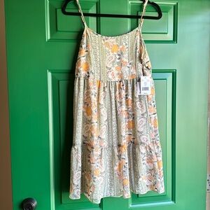 Boho detail mini dress